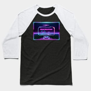 Old school retro arcade screen Baseball T-Shirt